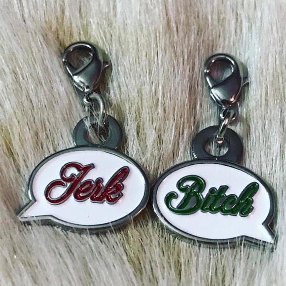 Limited Edition HTF Sam & Dean Speech Bubble Embracelet Charms Stands - Picture 2 of 5